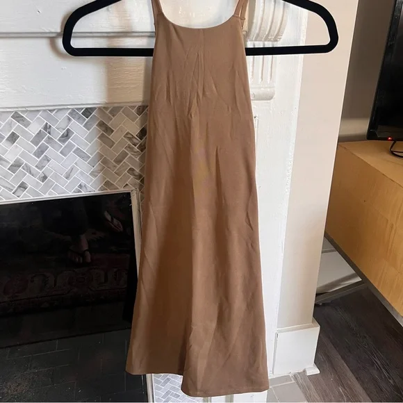 Girlfriend Collective Dresses | Girlfriend Collective Exercise Dress - Nwt | Color: Tan | Size: M | Slphillips89's Closet